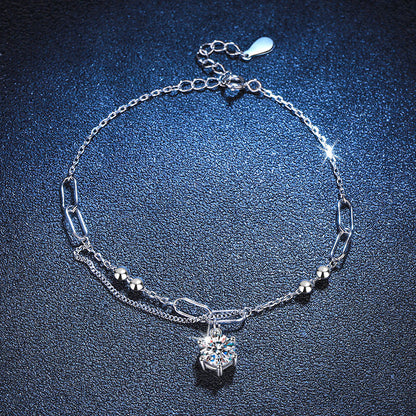 [Azure Tears]CLASSIC SOLITAIRE MOISSANITE BRACELET