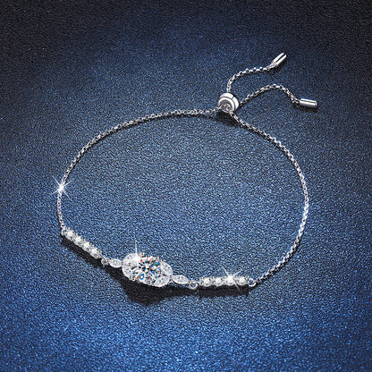 [Azure Tears]BLOOMING STAR-FLOWER MOISSANITE BRACELET