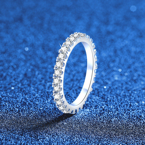 [Azure Tears]DAINTY 0.87CT FULL ETERNITY MOISSANITE RING