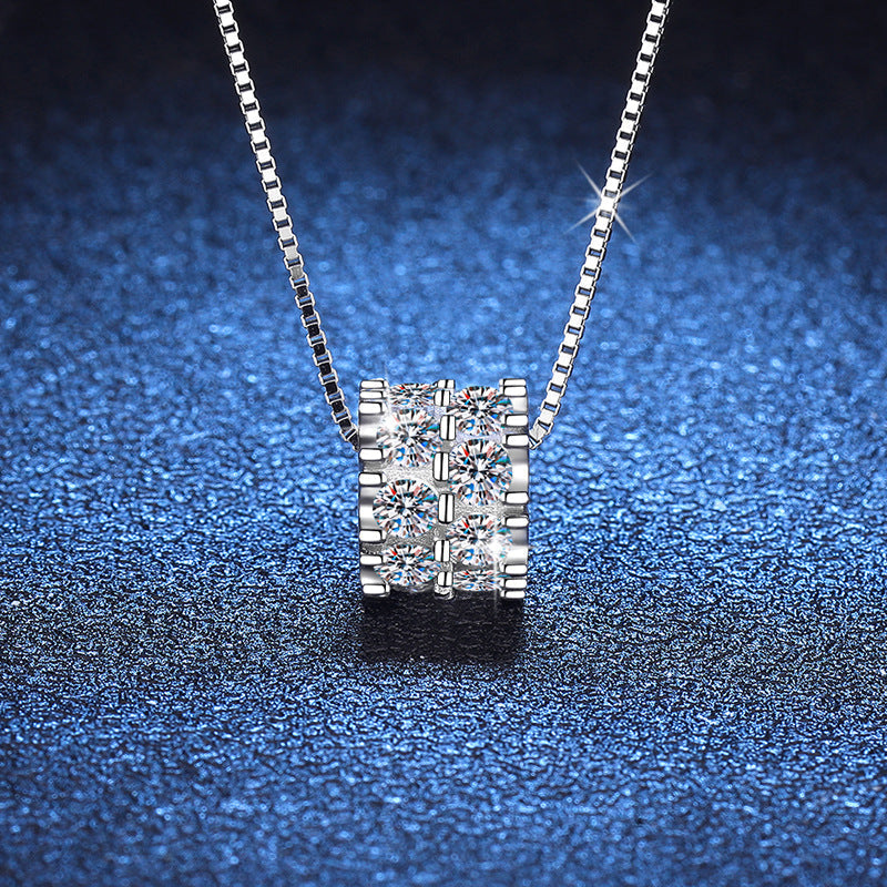 [Azure Tears]ELEGANT SLIM-WAIST MOISSANITE NECKLACE