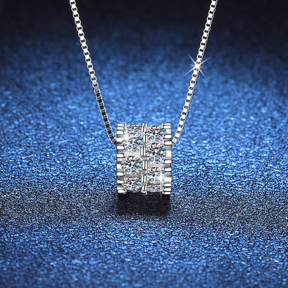 [Azure Tears]ELEGANT SLIM-WAIST MOISSANITE NECKLACE