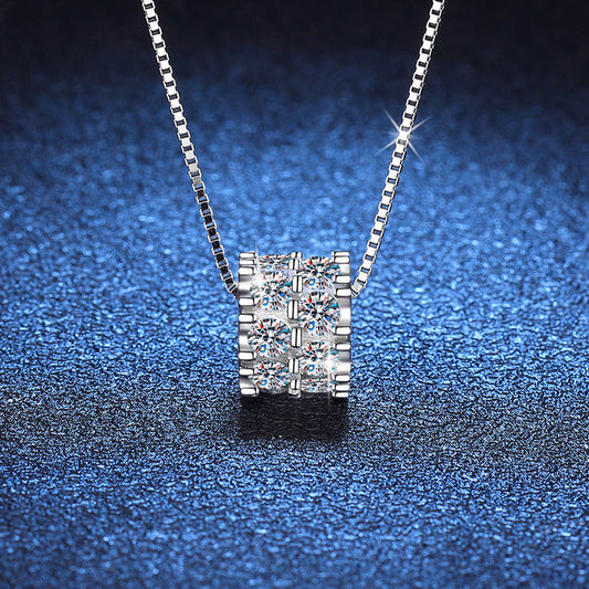 [Azure Tears]ELEGANT SLIM-WAIST MOISSANITE NECKLACE