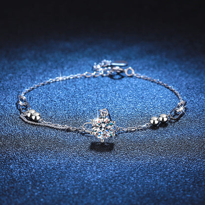 [Azure Tears]CLASSIC SOLITAIRE MOISSANITE BRACELET