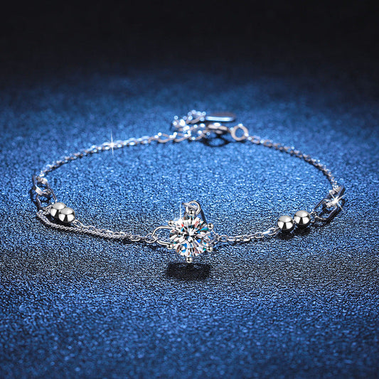 [Azure Tears]CLASSIC SOLITAIRE MOISSANITE BRACELET