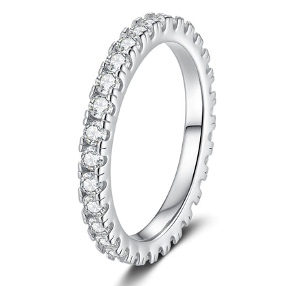 [Azure Tears]DAINTY 0.87CT FULL ETERNITY MOISSANITE RING