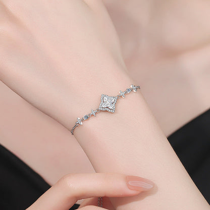 [Azure Tears]MARQUISE-CLOVER MOISSANITE BRACELET