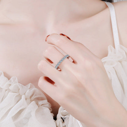 [Azure Tears]LUXURIOUS 2.2 CARAT FULL ETERNITY MOISSANITE RING