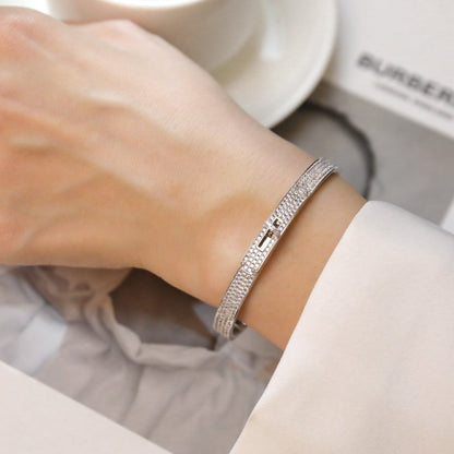 [Azure Tears]KELLY BRACELET DIAMOND PAVED