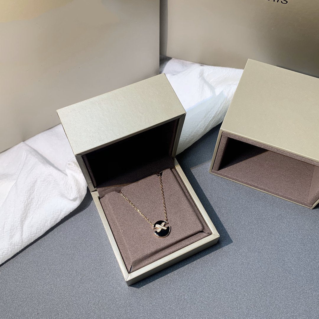 [Azure Tears]JEUX DE ROSE GOLD DIAMOND NECKLACE