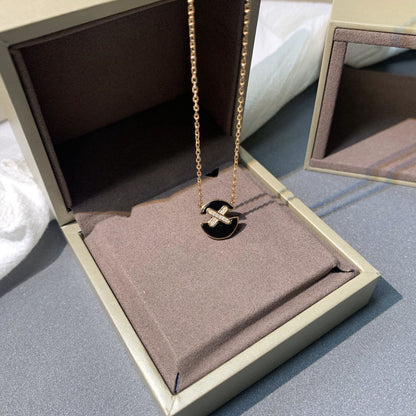 [Azure Tears]JEUX DE ROSE GOLD DIAMOND NECKLACE