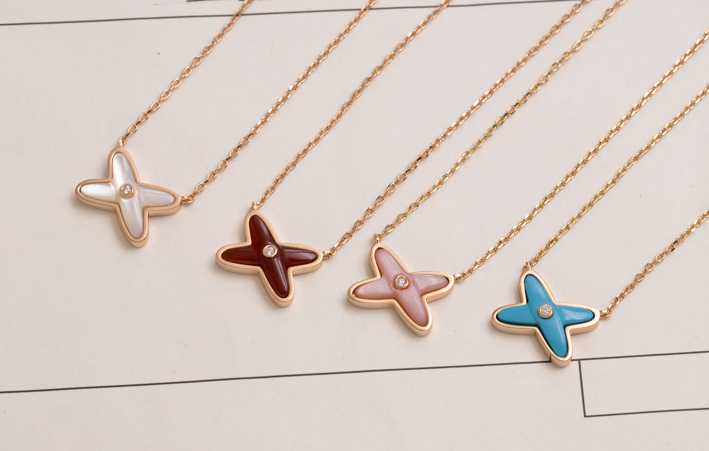[Azure Tears]JEUX DE NECKLACE 1 DIAMOND