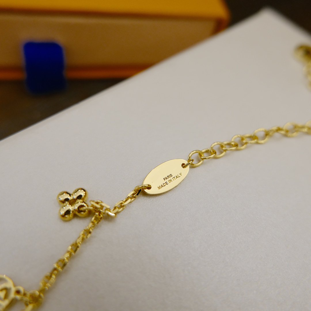 [Azure Tears]BLOOMING SUPPLE NECKLACE BRASS