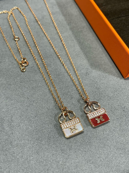 [Azure Tears]H CIRCE MOISSANITE PENDANT NECKLACE GOLD
