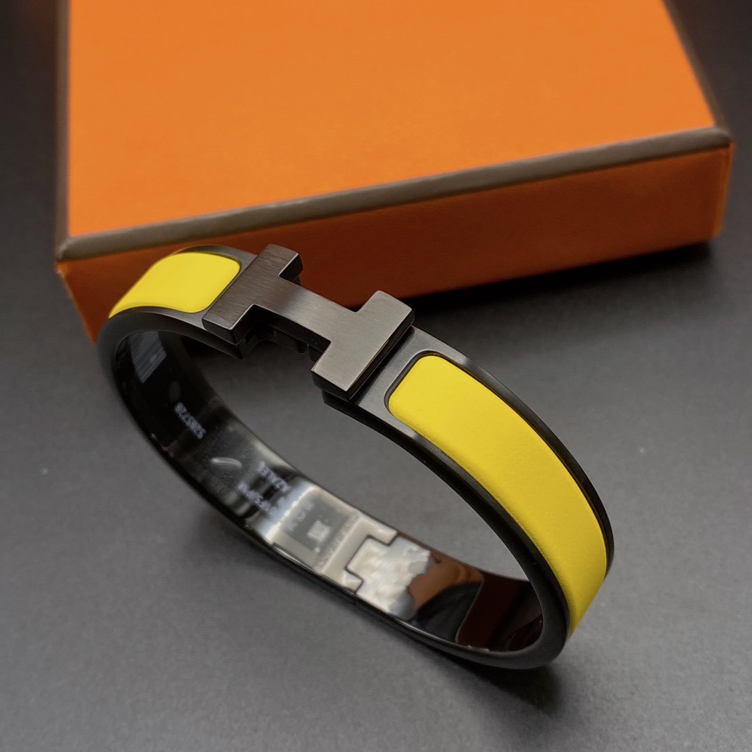 [Azure Tears]CLIC HM SO BLACK YELLOW BRACELET