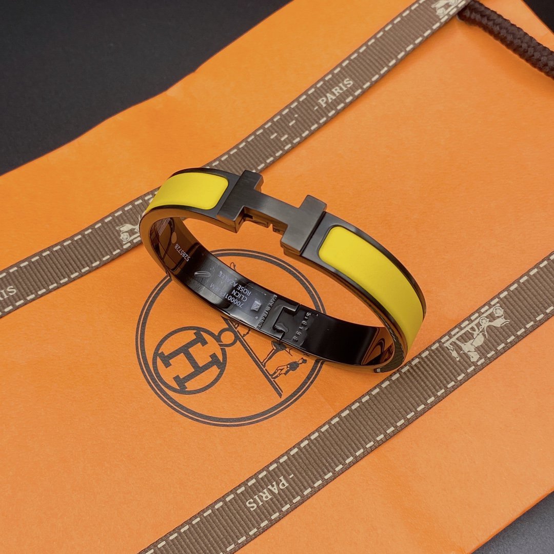 [Azure Tears]CLIC HM SO BLACK YELLOW BRACELET