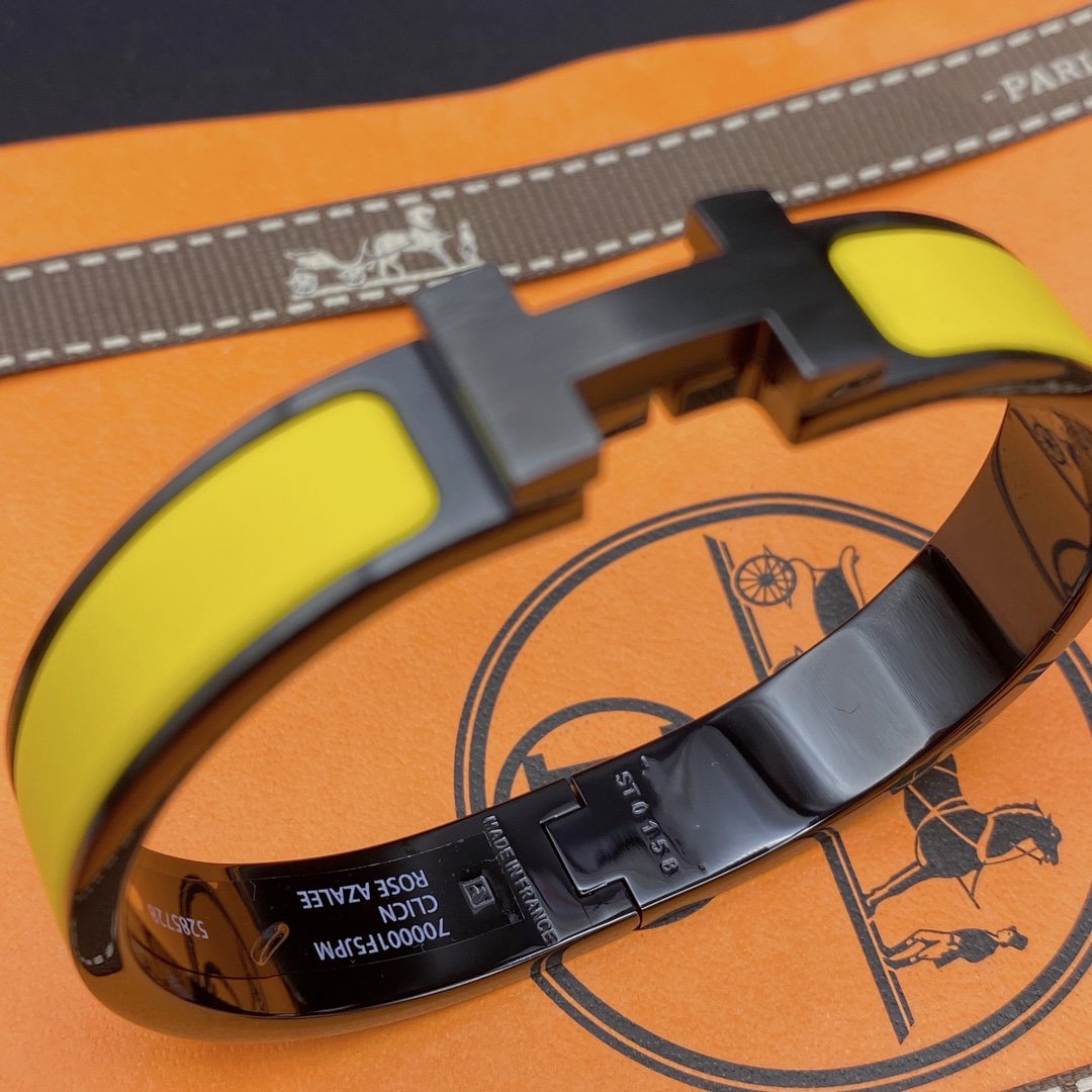 [Azure Tears]CLIC HM SO BLACK YELLOW BRACELET