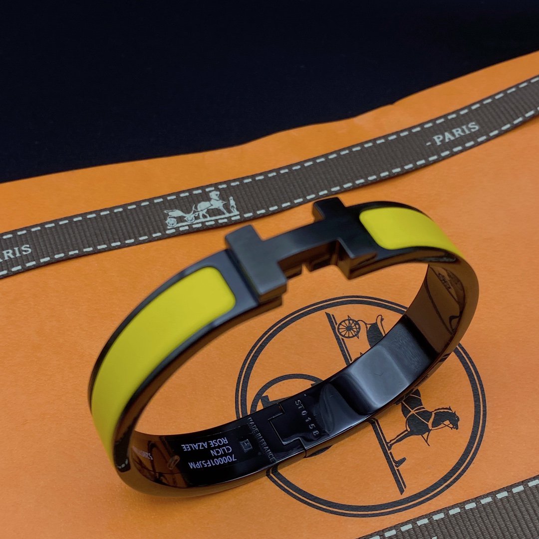 [Azure Tears]CLIC HM SO BLACK YELLOW BRACELET