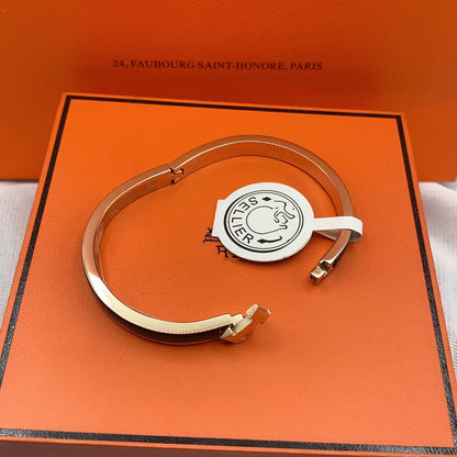 [Azure Tears]CLASSIC HM CLIC BLACK 8MM ENAMEL BRACELET