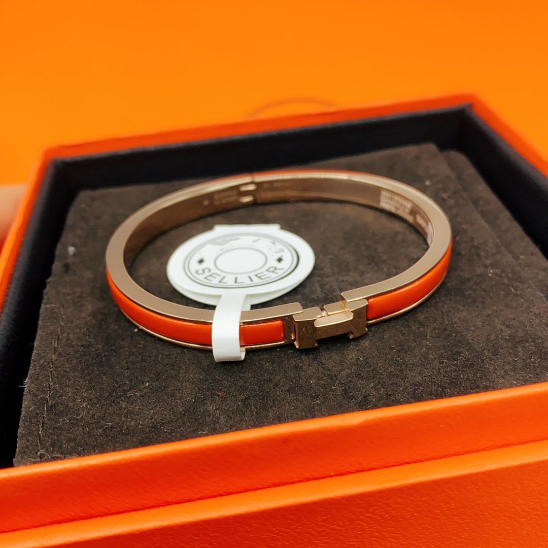 [Azure Tears]CLASSIC HM CLIC RED 8MM ENAMEL BRACELET
