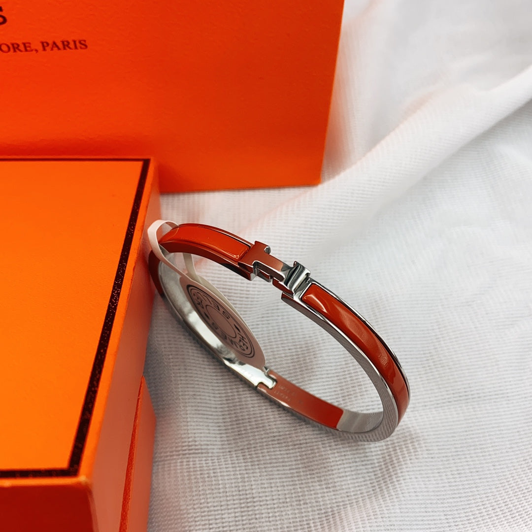 [Azure Tears]CLASSIC HM CLIC RED 8MM ENAMEL BRACELET