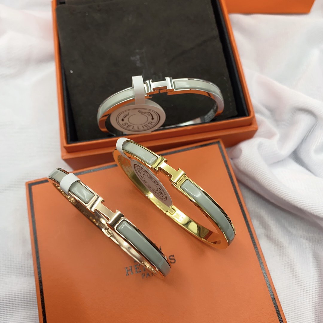 [Azure Tears]CLASSIC HM CLIC GREEN 8MM ENAMEL BRACELET