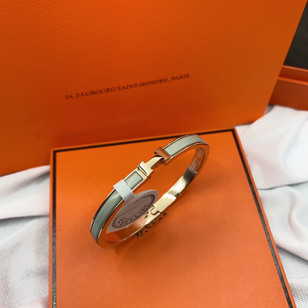 [Azure Tears]CLASSIC HM CLIC GREEN 8MM ENAMEL BRACELET