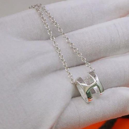 [Azure Tears]HM NECKLACE H LETTER OVAL SERIES