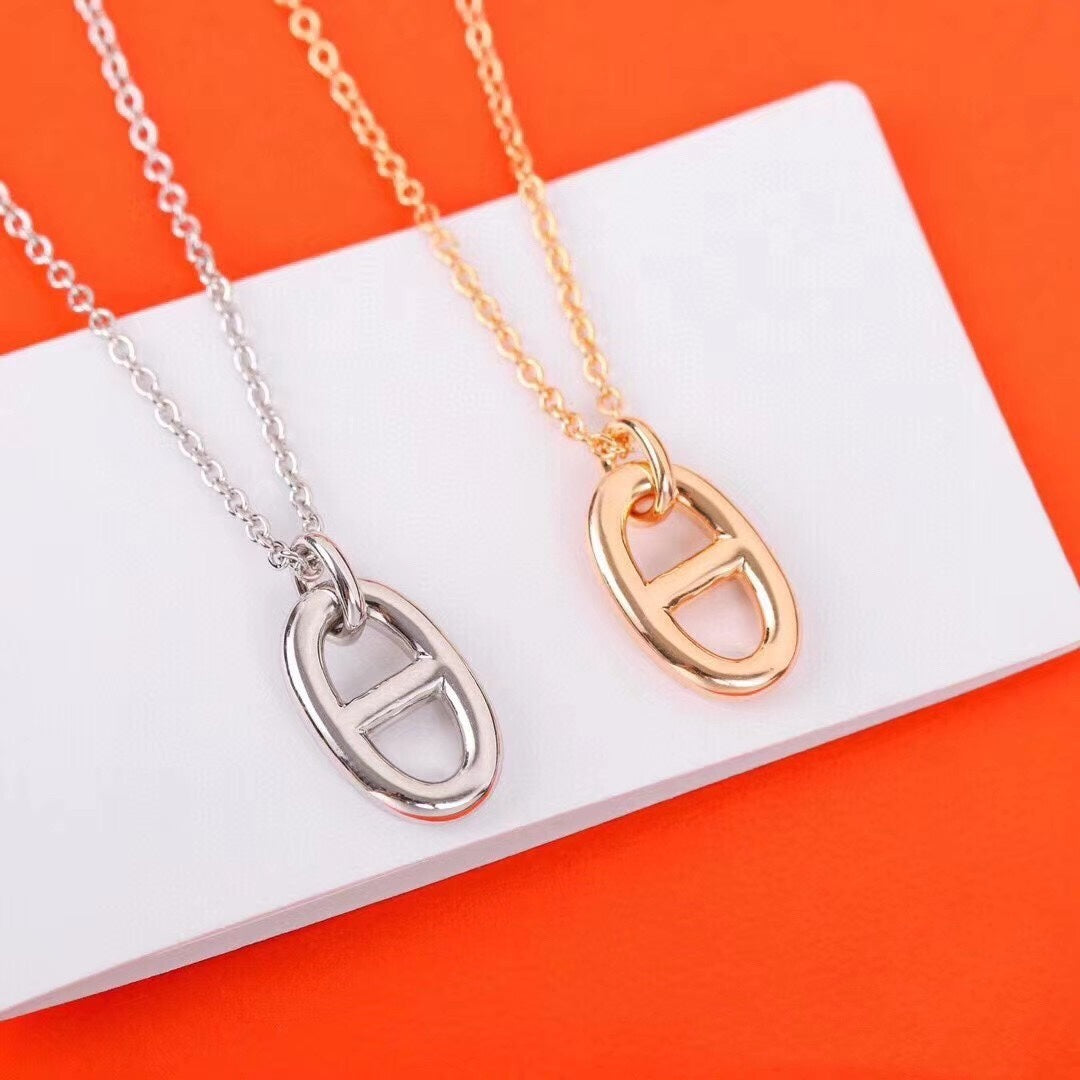 [Azure Tears]HM PIG NOSE NECKLACE