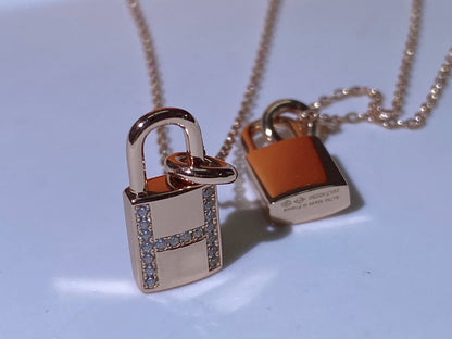 [Azure Tears]HM ADVANCED NICHE LOCK HEAD NECKLACE DIAMONDS