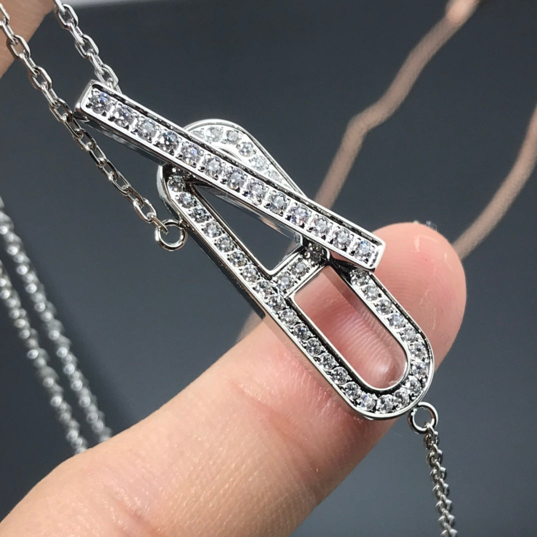 [Azure Tears]HM NECKLACE PLATINUM ROSE GOLD DIAMOND