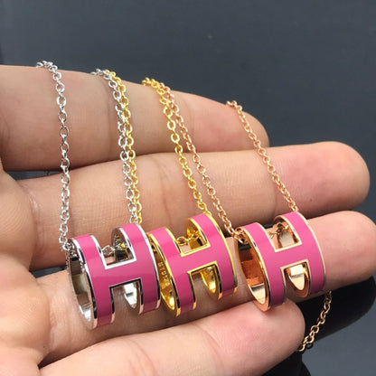 [Azure Tears]H NECKLACE PINK