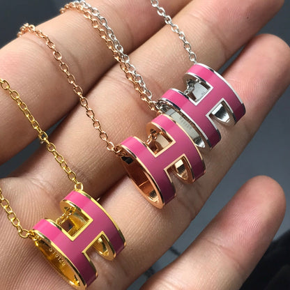 [Azure Tears]H NECKLACE PINK