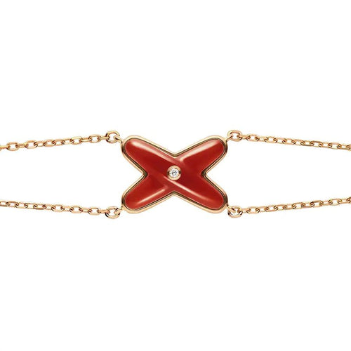[Azure Tears]JEUX BRACELET CARNELIAN ROSE GOLD 1 DIAMOND
