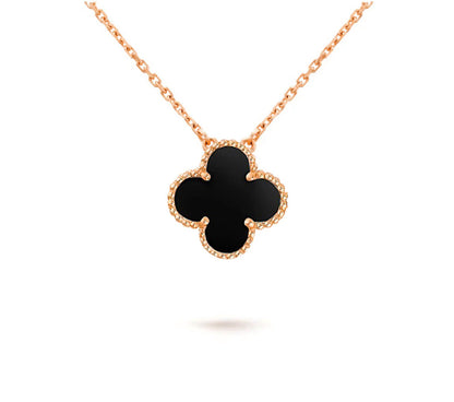 [Azure Tears]15MM CLOVER FLOWER PENDANT NECKLACE COLLECTION