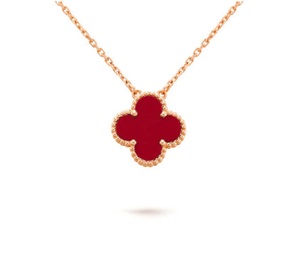 [Azure Tears]15MM CLOVER FLOWER PENDANT NECKLACE COLLECTION