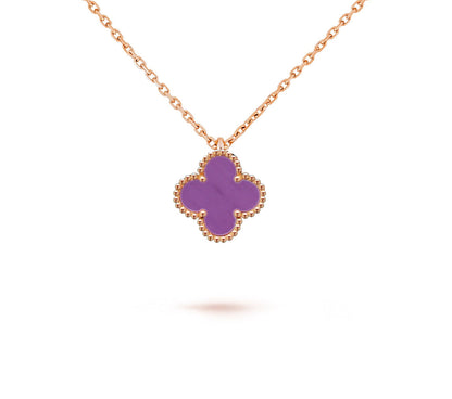 [Azure Tears]9.5MM MINI CLOVER PENDANT NECKLACE COLLECTION