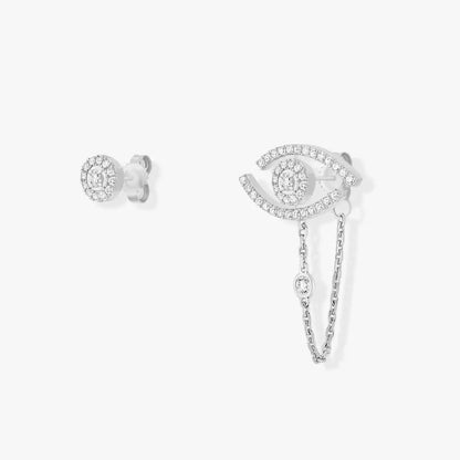 [Azure Tears]LUCKY EYE DIAMOND EARRINGS
