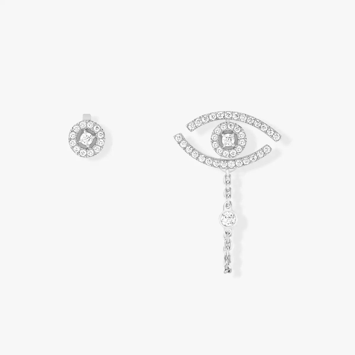[Azure Tears]LUCKY EYE DIAMOND EARRINGS