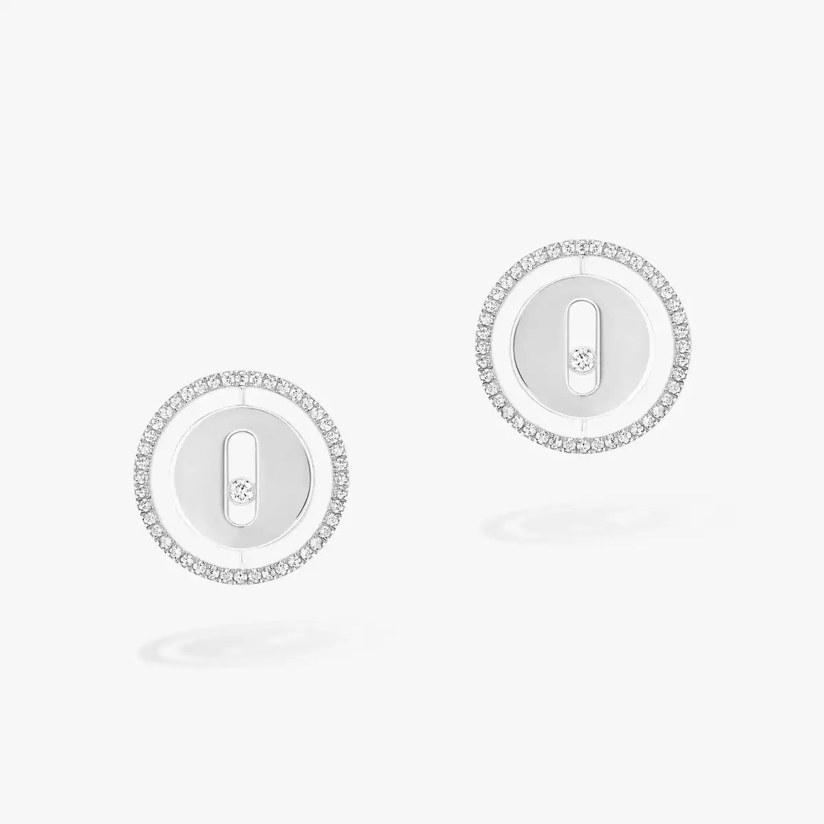 [Azure Tears]LUCKY MOVE DIAMOND EARRINGS