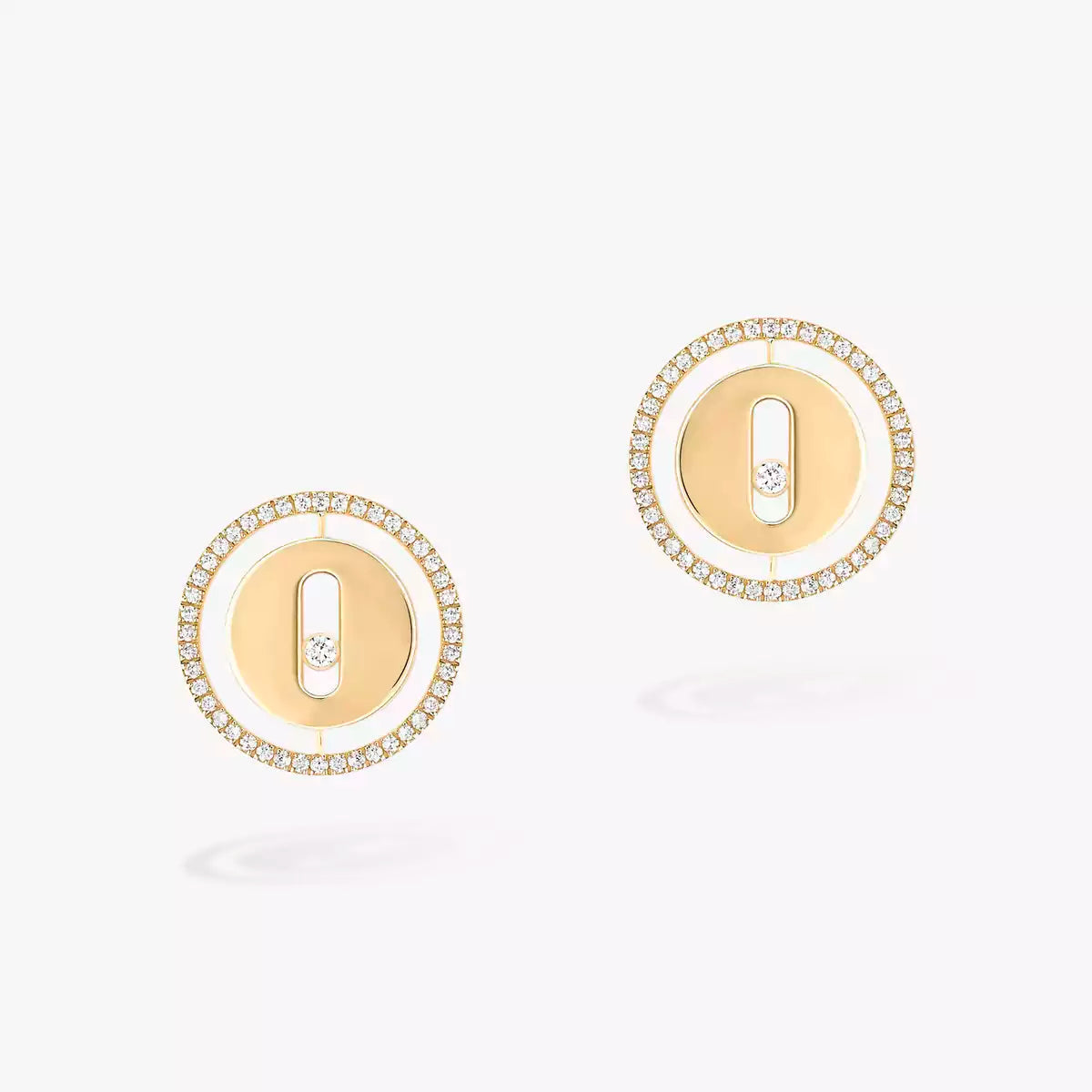 [Azure Tears]LUCKY MOVE DIAMOND EARRINGS
