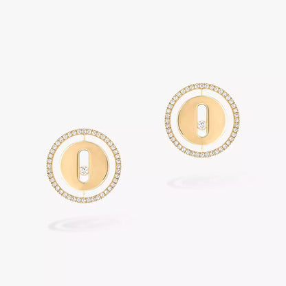 [Azure Tears]LUCKY MOVE DIAMOND EARRINGS