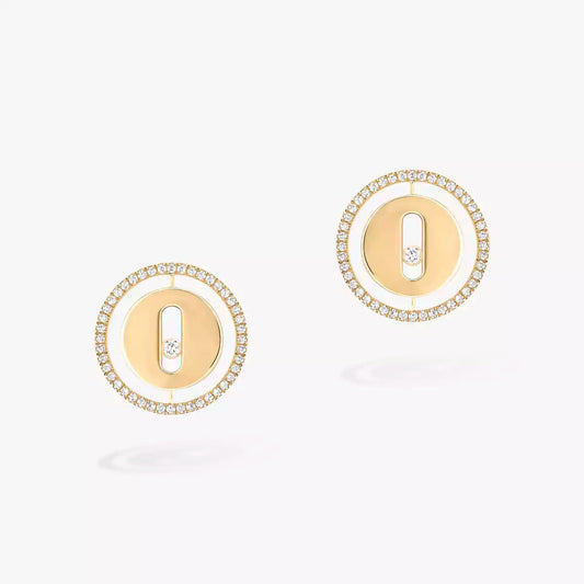 [Azure Tears]LUCKY MOVE DIAMOND EARRINGS
