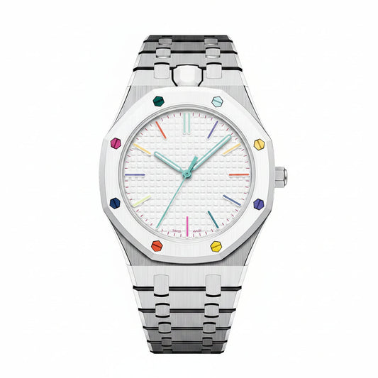 [Azure Tears]OAK POP EXCLUSIVE SILVER STEEL STRAP