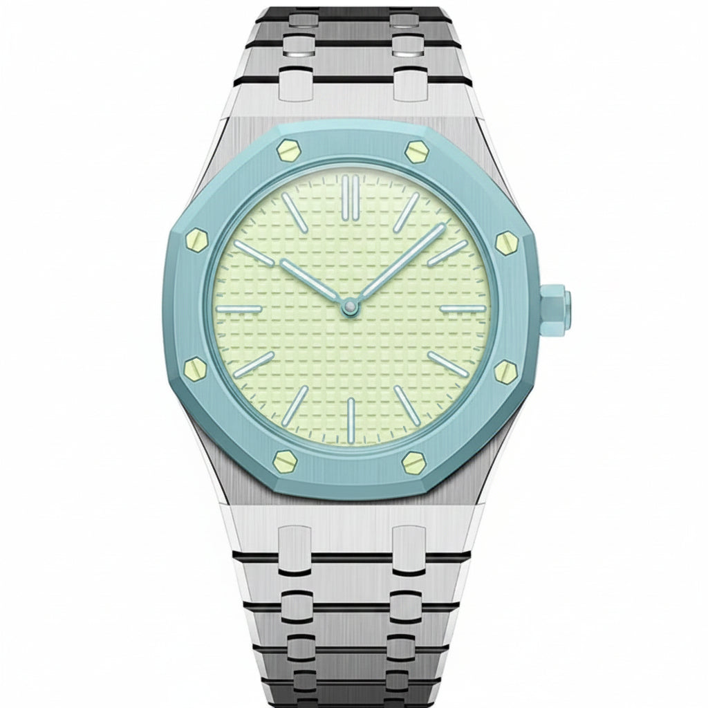 [Azure Tears]OAK POP EXCLUSIVE SILVER STEEL STRAP
