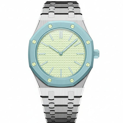 [Azure Tears]OAK POP EXCLUSIVE SILVER STEEL STRAP