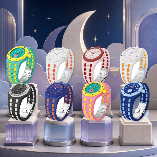 [Azure Tears]Royal Oak Pop Exclusive Bioceramic Case & Bioceramic Strap Mix Color