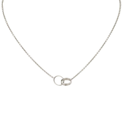 [Azure Tears]LOVE DOUBLE-RING PENDANT NECKLACE