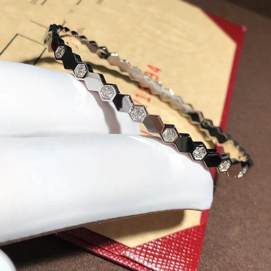 [Azure Tears]BEE LOVE SILVER DIAMOND BRACELET