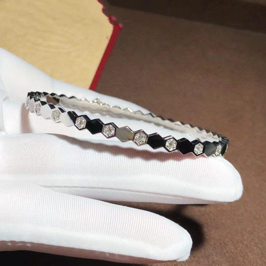 [Azure Tears]BEE LOVE SILVER DIAMOND BRACELET