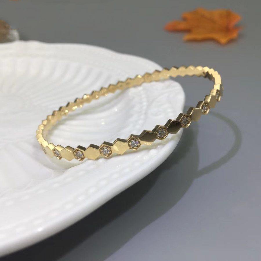 [Azure Tears]BEE LOVE GOLD DIAMOND BRACELET